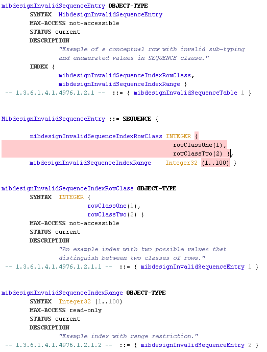 Invalid SEQUENCE Definition with Subtyping