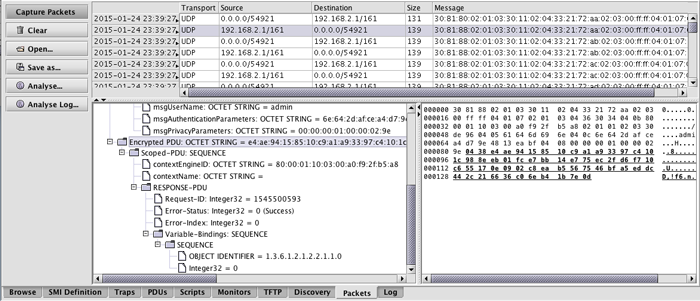 MIB Explorer Packet Analyzer